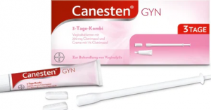 Canesten Gyn 3-Tage-Kombi Vaginaltabletten und Creme, 1 St. Kombipackung